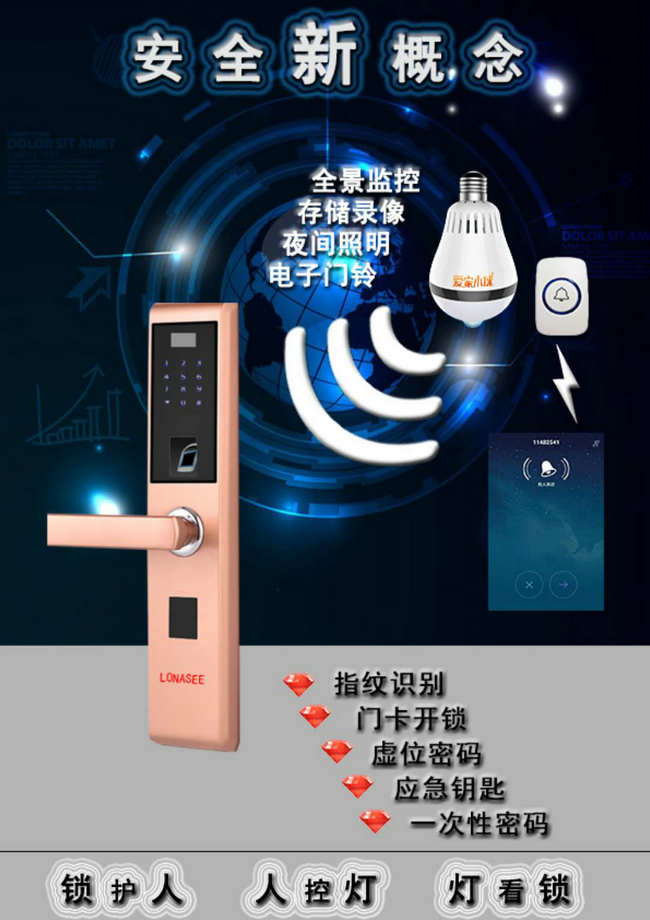 智能鎖安防系統